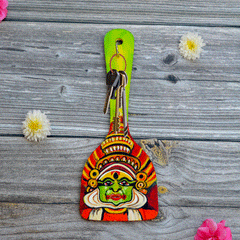 Wooden Hand painted and Hand crafted decorative beautiful Key Holder wall hangings | Wall Decor | Size 11 inches