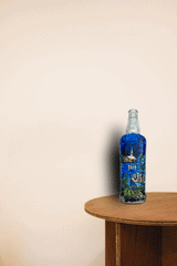 Bottle Art – Bird in winter night