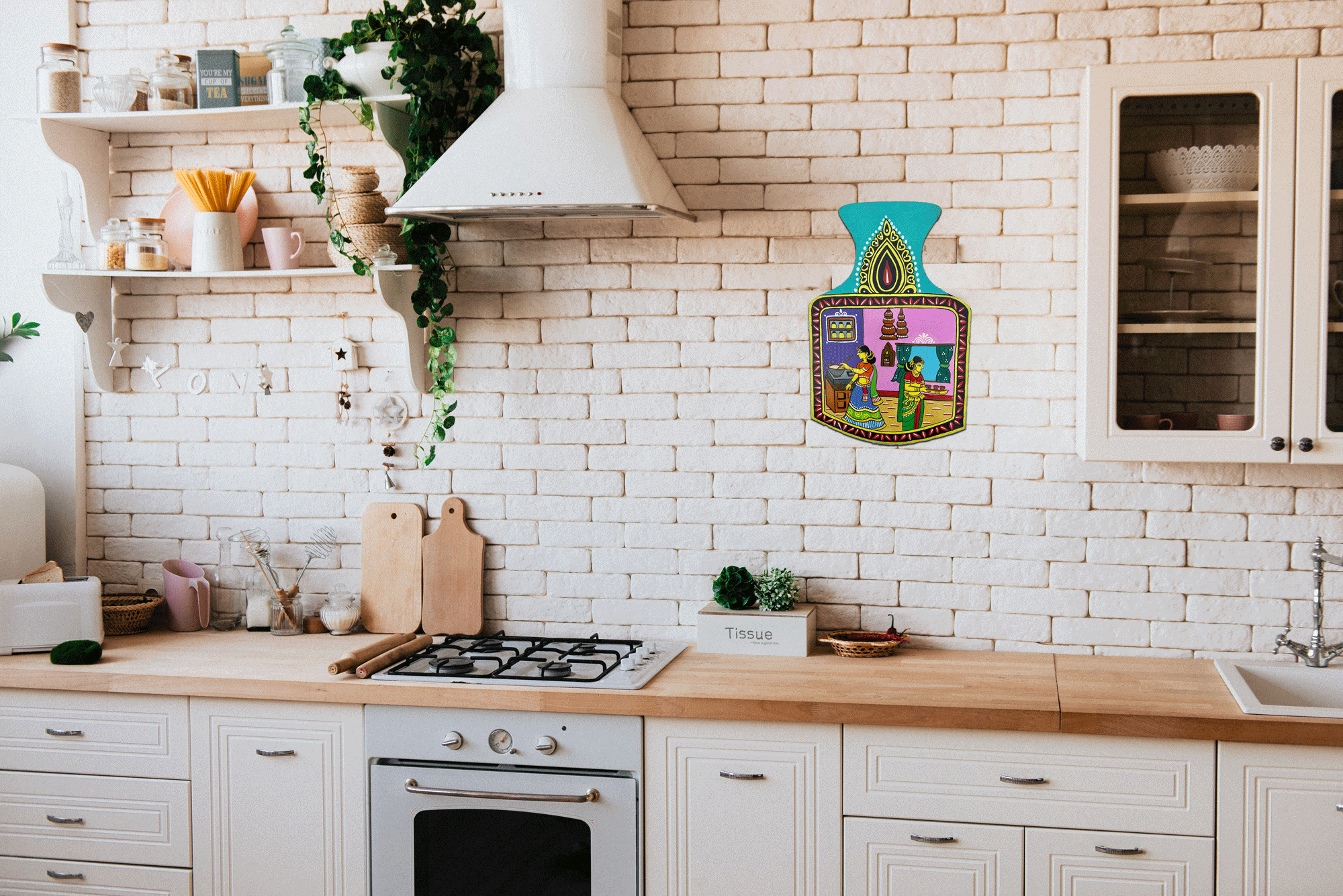 Chopping Board – Two women in kitchen