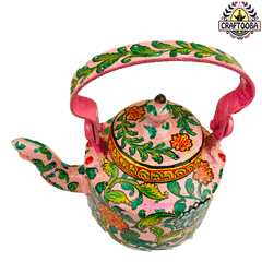 Pink PataChitra Art Aluminum Kettle - Medium