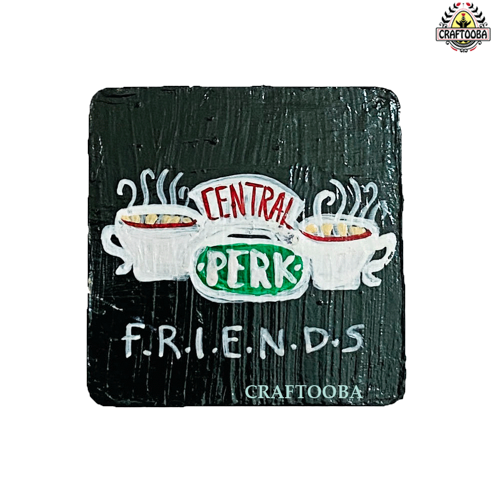 Mdf handpainted Fridge Magnet –FRIENDS set of 6 art – 3.4 inches | Mdf handpainted Fridge Magnet decor