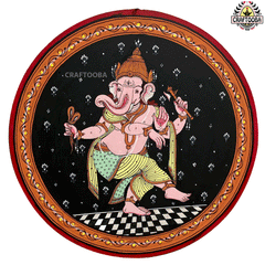 Lord Ganesha Wall Plate  | Wall Decor | Size 12 inches