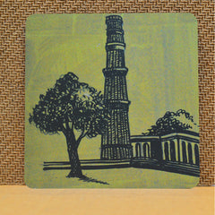 Delhi Qutub Minar Inspired Fridge Magnet L- 3.5 Inches, W- 3.5 Inches | Fridge Magnet Incredible India