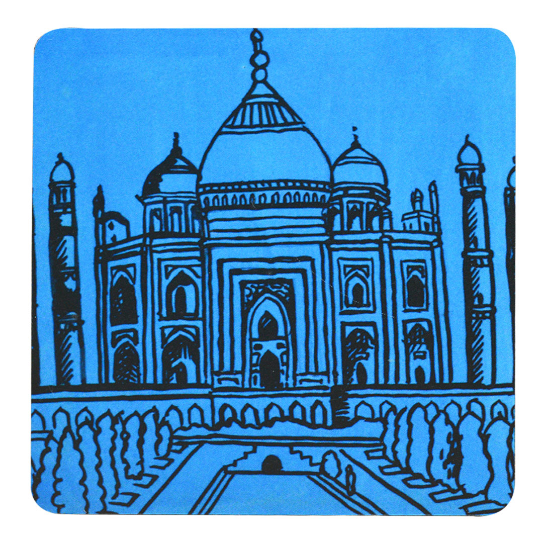 Agra Taj Mahal Inspired Fridge Magnet L- 3.5 Inches, W- 3.5 Inches | Fridge Magnet …