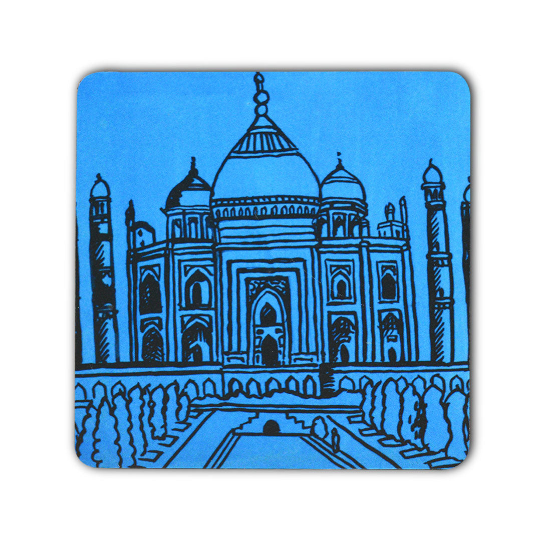 Agra Taj Mahal Inspired Fridge Magnet L- 3.5 Inches, W- 3.5 Inches | Fridge Magnet …