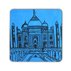 Agra Taj Mahal Inspired Fridge Magnet L- 3.5 Inches, W- 3.5 Inches | Fridge Magnet …